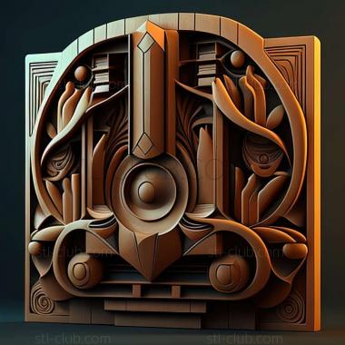 3D model art deco (STL)